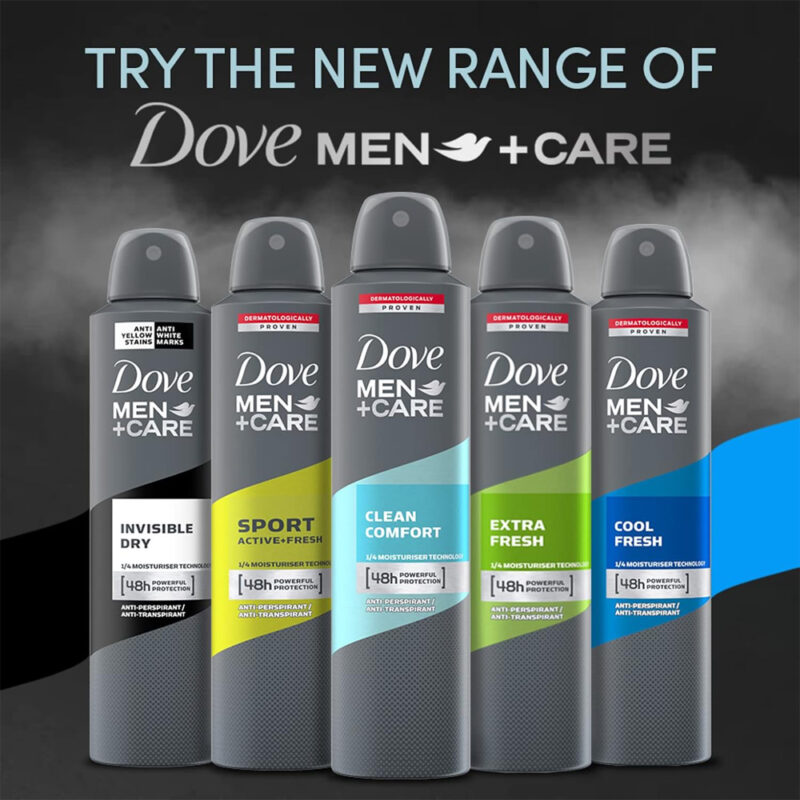 Dove Men+Care Clean Comfort Dry Spray Antiperspirant Deodorant