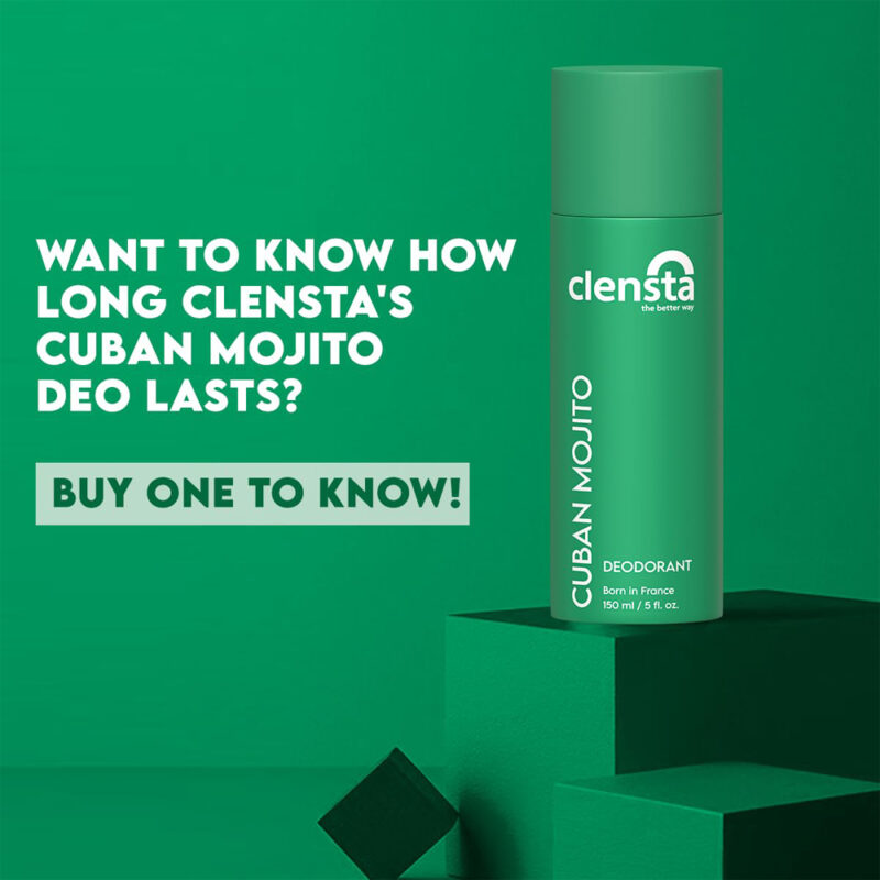 Clensta Body Spray Cuban Mojito Deodorant For Men