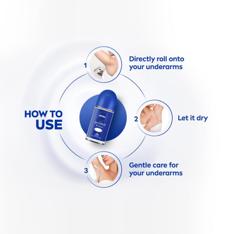 NIVEA Protect & Care Deodorant Roll On